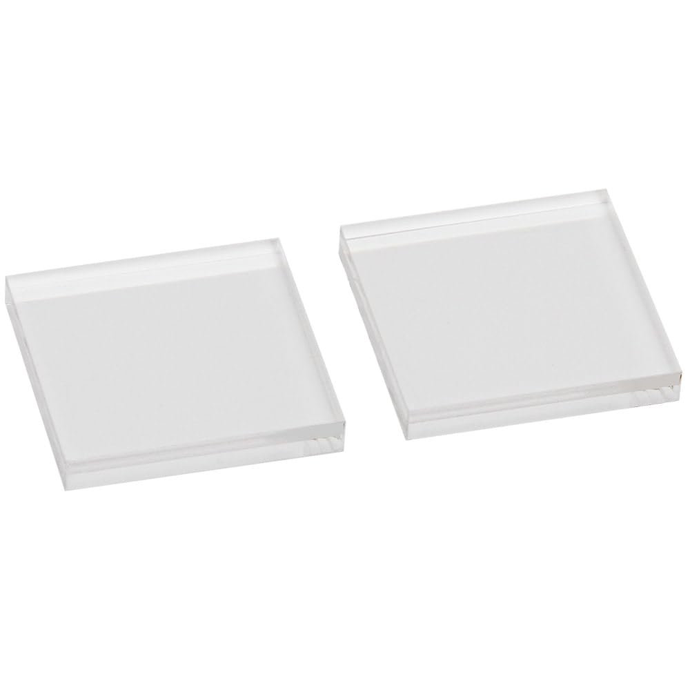 Amazon | アクリル板 角 [2枚セット] 120mm×120mm×厚み5.0mm